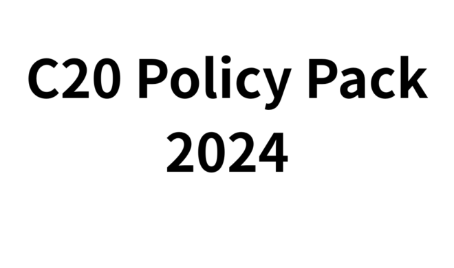 C20 Policy Pack 2024 is out now