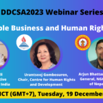 Report on DDCSA2023 Webinar #3: “Responsible Business and Human Rights in Asia”