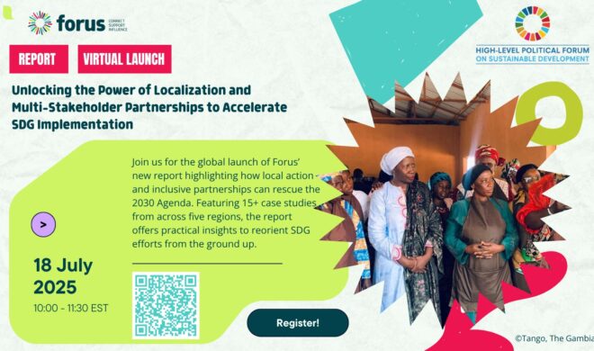 HLPF2025 virtual side event - Unlocking the Power of Civil Society to Localize the SDGs and Strengthen Partnerships