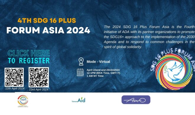 Call for participation: 2024 SDG16+ Forum Asia
