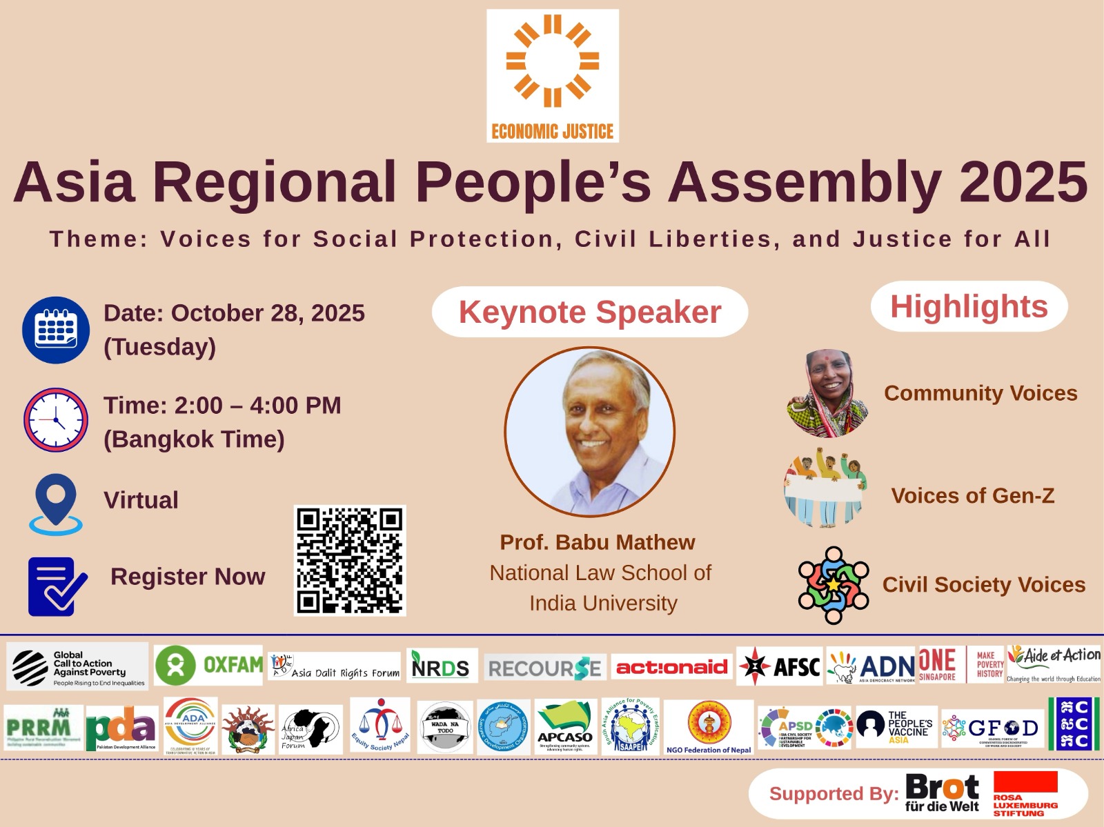 アーカイブ動画公開：【10/28開催】アジア地域 人々のアセンブリ2025