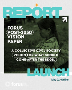 【5/21開催】Forus「ポスト2030ビジョン・ペーパー」発表ウェビナー