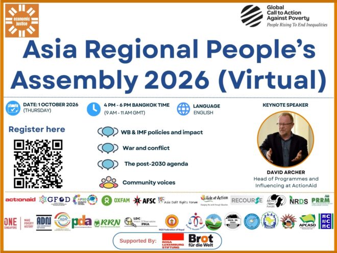 【10/1開催】アジア地域民衆集会2026（Asia Regional People’s Assembly 2026）
